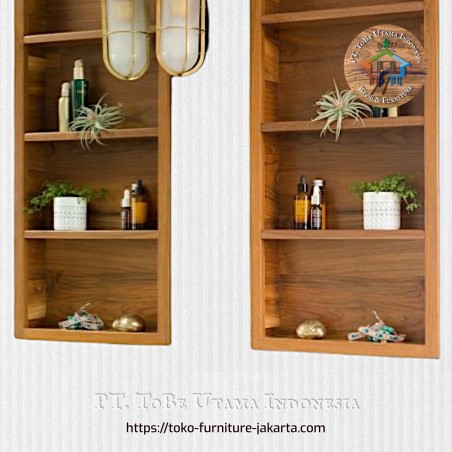 Accessories - Wall Decoration: Wall Showcase made of plywood (image 1 of 1).