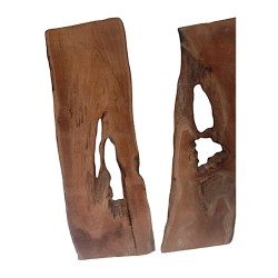 Art: Rustic Wood made of teakwood (image 2 of 3).