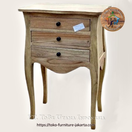 Bedroom - Night Tables: Nightstand made of teakwood (image 1 of 2).