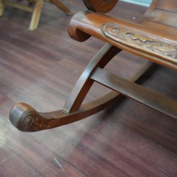 Living Room - Rocking Chairs: Barry Rocking Chair Teak made of teakwood (image 7 of 9).