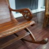 Living Room - Rocking Chairs: Barry Rocking Chair Teak made of teakwood (image 2 of 9).