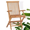 Garden - Teak: Folding Chairs With Arms made of teakwood (image 17 of 17).