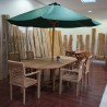 Terrace Tables: Teak Dining Table Oval for the Terrace or Garden made of teakwood (image 2 of 6).