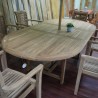 Terrace Tables: Teak Dining Table Oval for the Terrace or Garden made of teakwood (image 1 of 6).