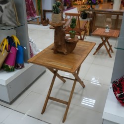 Terrace Tables: JcT Folding Table made of teakwood (image 7 of 8).