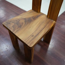 Dining Room - Dining Chairs: Trembesi Dining Chair H made of teakwood, trembesi wood (image 5 of 9).