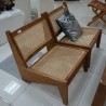 Living Room - Chairs: Rattan Guest Chair N made of teakwood, rattan (image 5 of 5).
