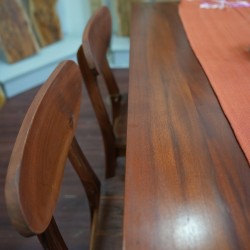 Ruang Makan - Meja Makan: Meja Makan Ropan di buat dari kayu jati (gambar 3 dari 3).
