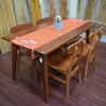 Ruang Makan - Meja Makan: Meja Makan Ropan di buat dari kayu jati (gambar 1 dari 3).