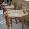 Dining Room - Dining Chairs: Barry Bar Stool made of teakwood, rattan (image 2 of 3).