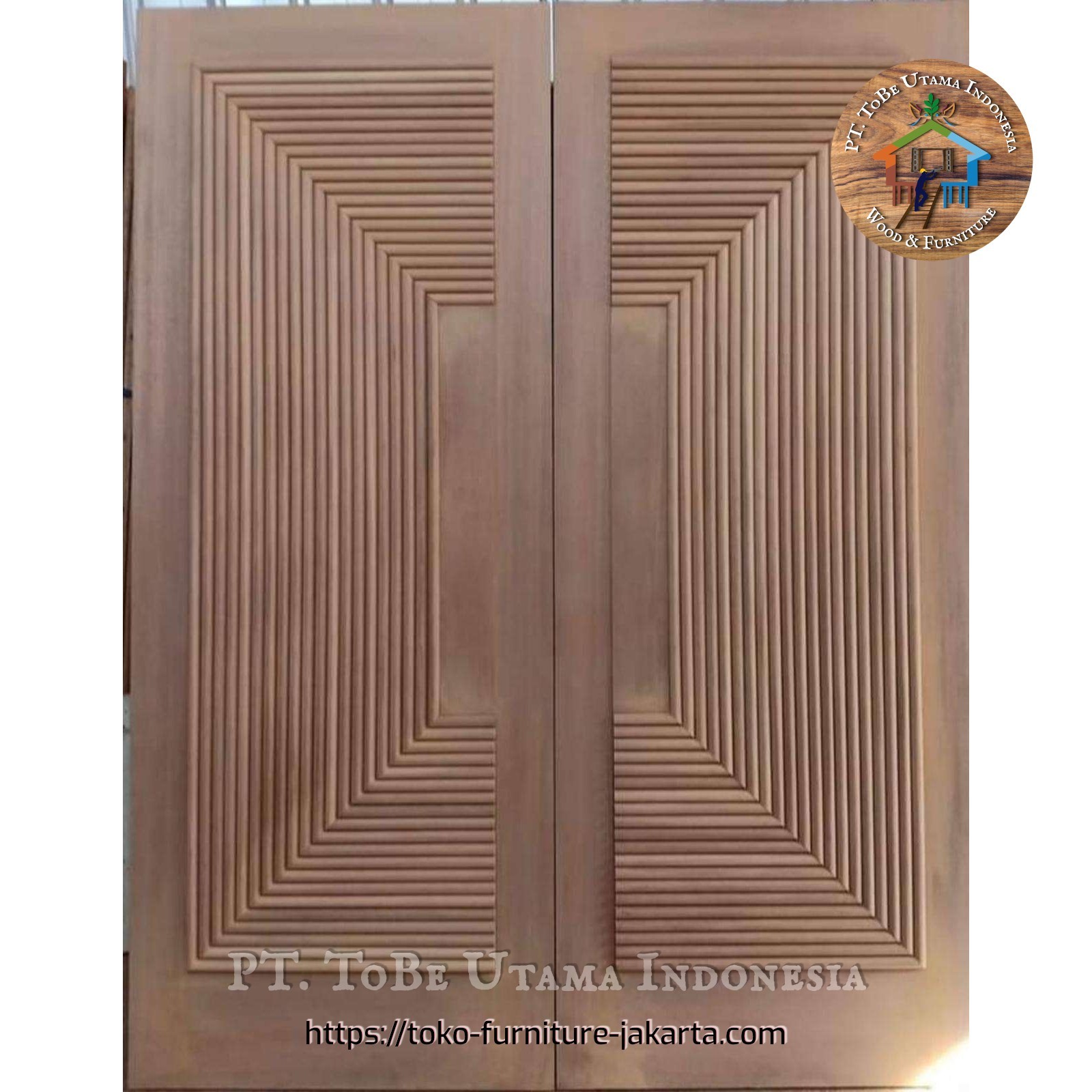 Doors: Singgasana Doors made of mahogany wood, meranti wood (image 1 of 1).