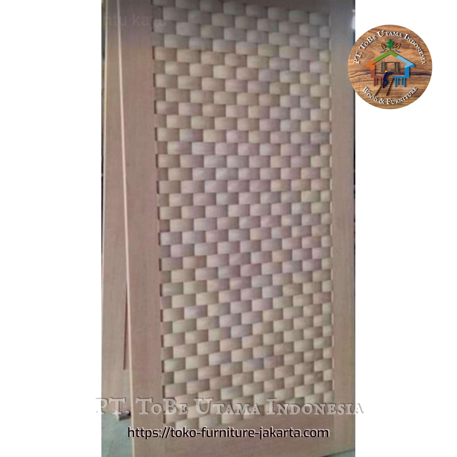 Doors: Pagar Modern Door made of mahogany wood, meranti wood (image 1 of 1).