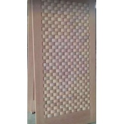 Pintu: Pintu Pagar Modern di buat dari kayu mahoni, kayu meranti (gambar 1 dari 1).