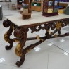 Living Room - Entry Tables: Graha Shakira Entrance Table Marble made of mahogany wood (image 3 of 13).