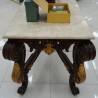 Living Room - Entry Tables: Graha Shakira Entrance Table Marble made of mahogany wood (image 5 of 13).