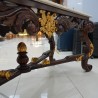 Living Room - Entry Tables: Graha Shakira Entrance Table Marble made of mahogany wood (image 8 of 13).