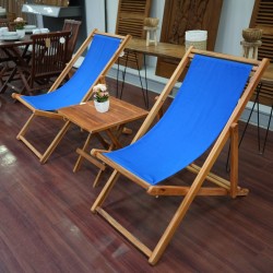 Terrace: Beach Chair made of teakwood (image 4 of 4).