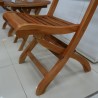 Terrace: Folding Chair S made of teakwood (image 4 of 5).