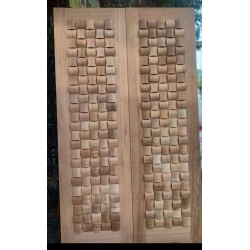Doors: Ketupat Doors made of mahogany wood, meranti wood (image 1 of 1).