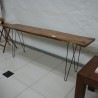 Living Room - Entry Tables: Natural Edge Console Table made of mahogany wood (image 8 of 17).