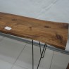 Living Room - Entry Tables: Natural Edge Console Table made of mahogany wood (image 12 of 17).