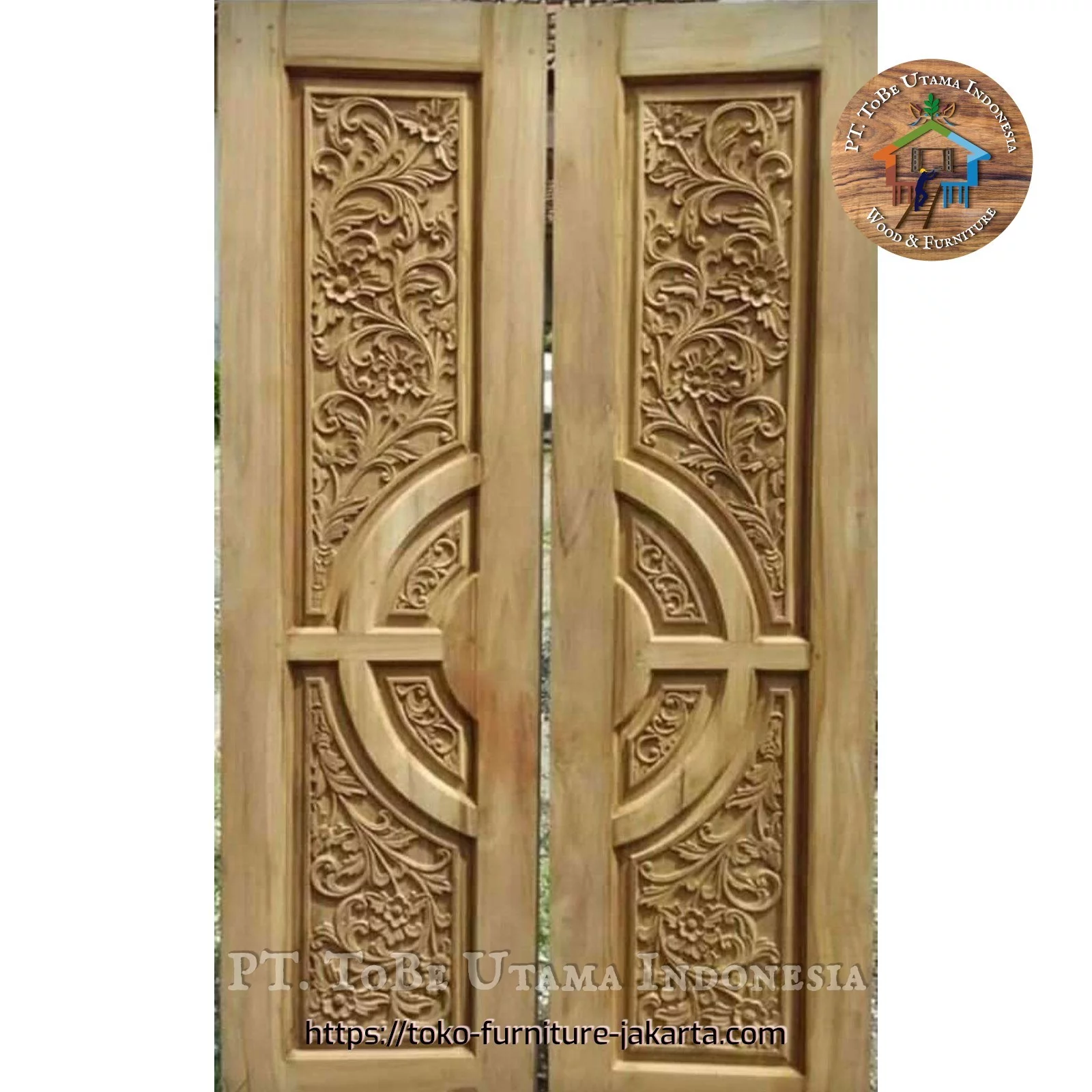 Pintu: Pintu Ukir Jawa di buat dari kayu mahoni, kayu meranti (gambar 1 dari 1).