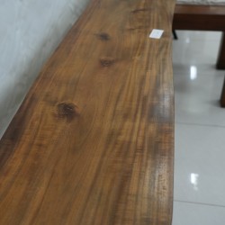 Living Room - Entry Tables: Natural Edge Console Table made of mahogany wood (image 17 of 17).
