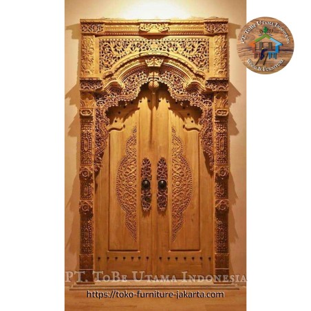 Pintu: Gebyok Bali 01 di buat dari kayu jati (gambar 1 dari 1).