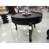 Living Room: Round Coffee Table with Large Tray (image 10 of 18).