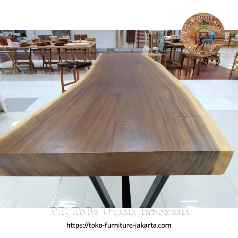 Living Room: Trembesi Wood Table (image 1 of 1).