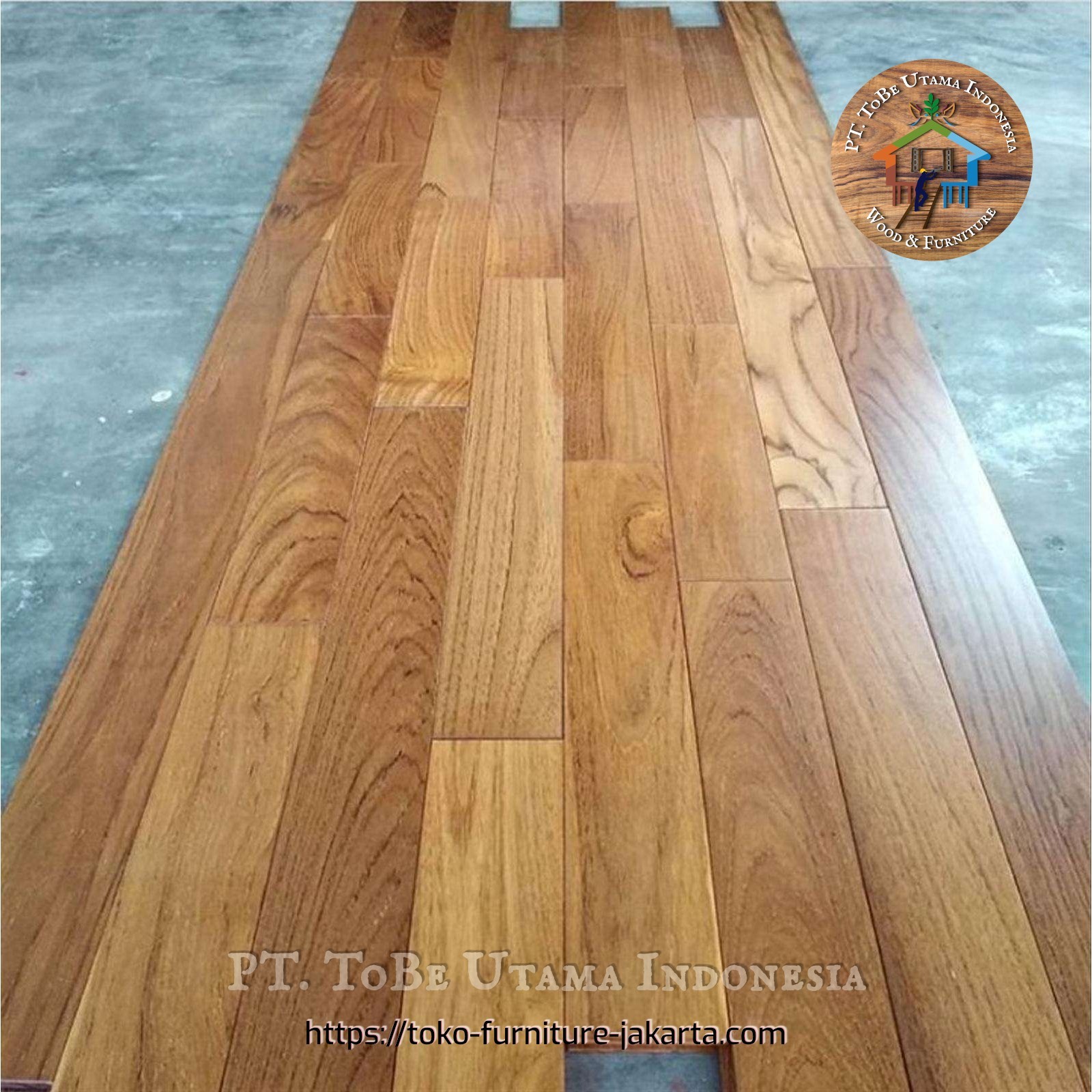 Planks & Decking/Flooring: Flooring Teakwood Finished made of teakwood (image 1 of 1).