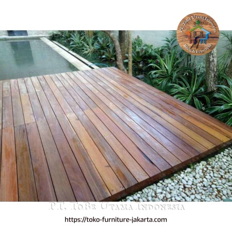 Planks & Decking/Flooring: Flooring Bengkirai Finished made of teakwood, bengkirai wood (image 1 of 1).