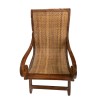 Living Room: Antique Rattan Rocking Chair (image 1 of 1).