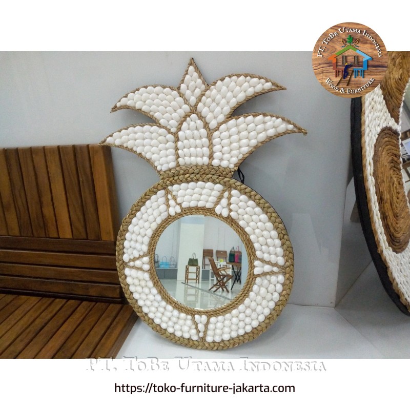 Accessories: Lombok Shell Ornamental Mirror 1 (image 1 of 1).