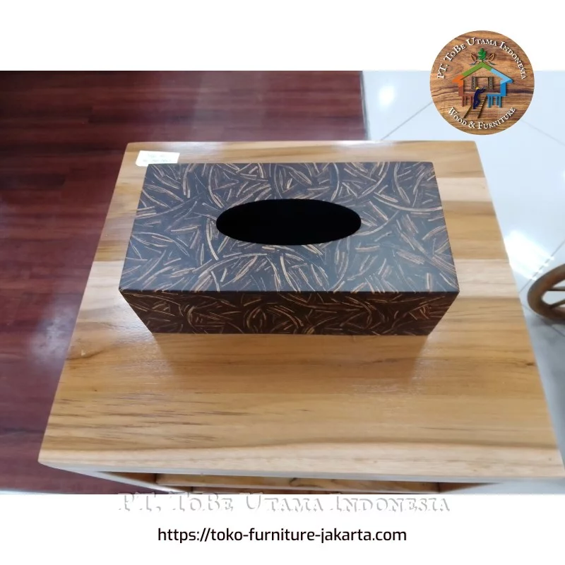 Aksesoris: Tempat Tisu Kayu Kelapa (gambar 1 dari 1). Aksesoris: Tempat Tisu Kayu Kelapa (gambar 1 dari 1).