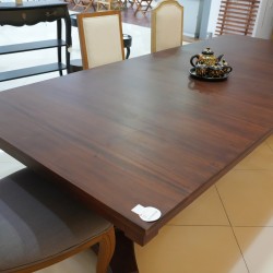 Ruang Makan: Meja Meeting Kayu Solid (gambar 12 dari 27).