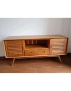 TV Cabinet Credenza Teak and Mahogany-Minimalist & Scandinavian Design