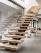 Minimalist Wooden Stairs & Classical Design-Building Material Supplier