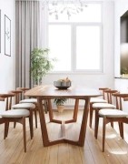 Teak Wood Dining Tables and Chairs - Jakarta Furniture Store